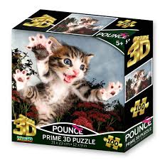 Cat Pounce 100pc 3D Puzzle