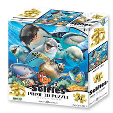 Underwater Selfies 63pc 3D Puzzle