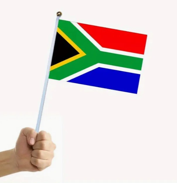 South African Hand Held Flag