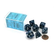 Polyhedral Dice Set Speckled Stealth