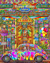 The Happy Hippy Shop 1000 pc Puzzle