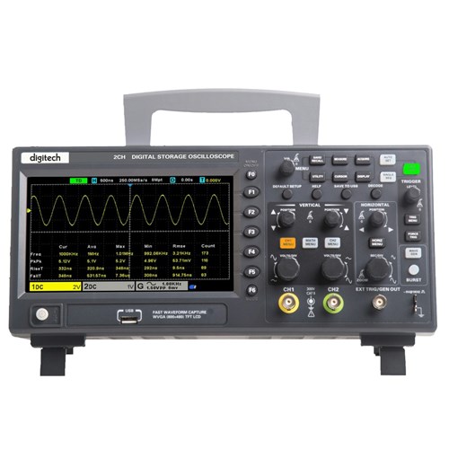 Digitech 100MHz Digital Oscilloscope with 8M Memory Depth