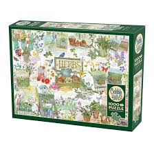 Cobble Hill 1000 Pc Puzzle  Herb Garden