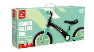 Hape Shock Absorbing Balance Bike, Green & Black