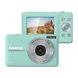 PULSE 16X Digi Zoom Compact Camera – Green – Includes 32gb Memory Card