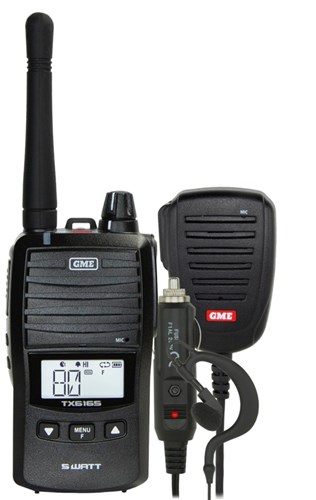 GME 5W UHF Transceiver TX6165 with Accessories