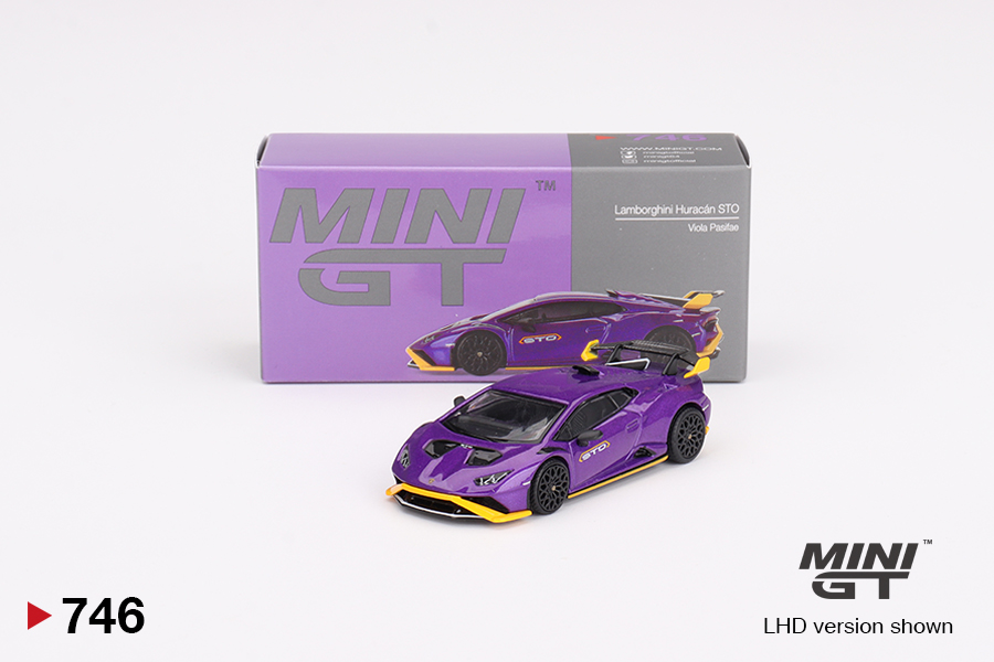 Mini GT 1:64 Lamborghini Huracan STO Viola Pasifae