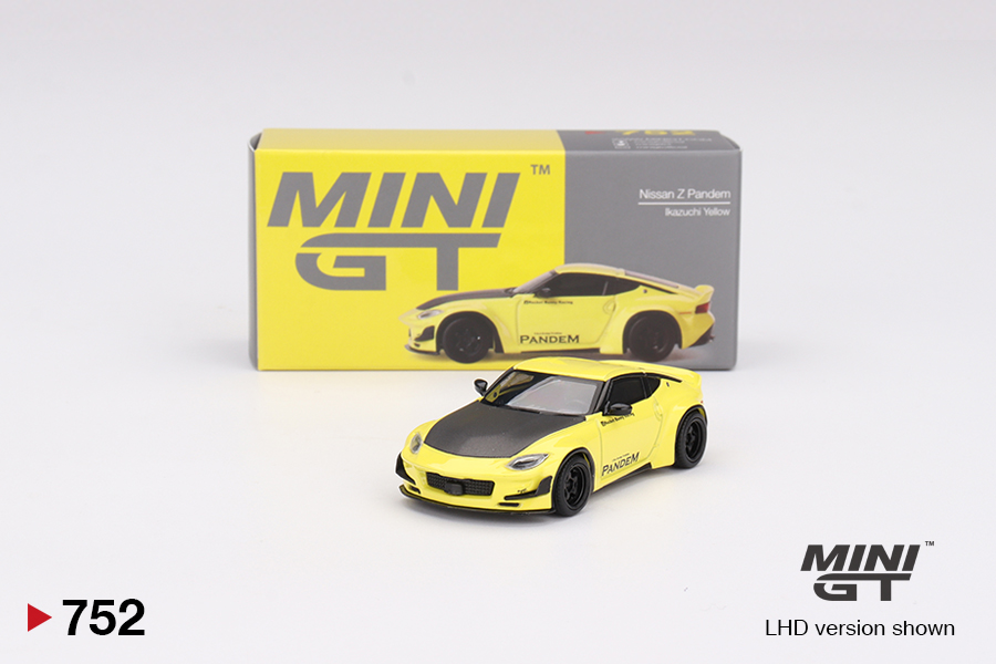 Mini GT 1:64 Nissan Z Pandem Ikazuchi Yellow