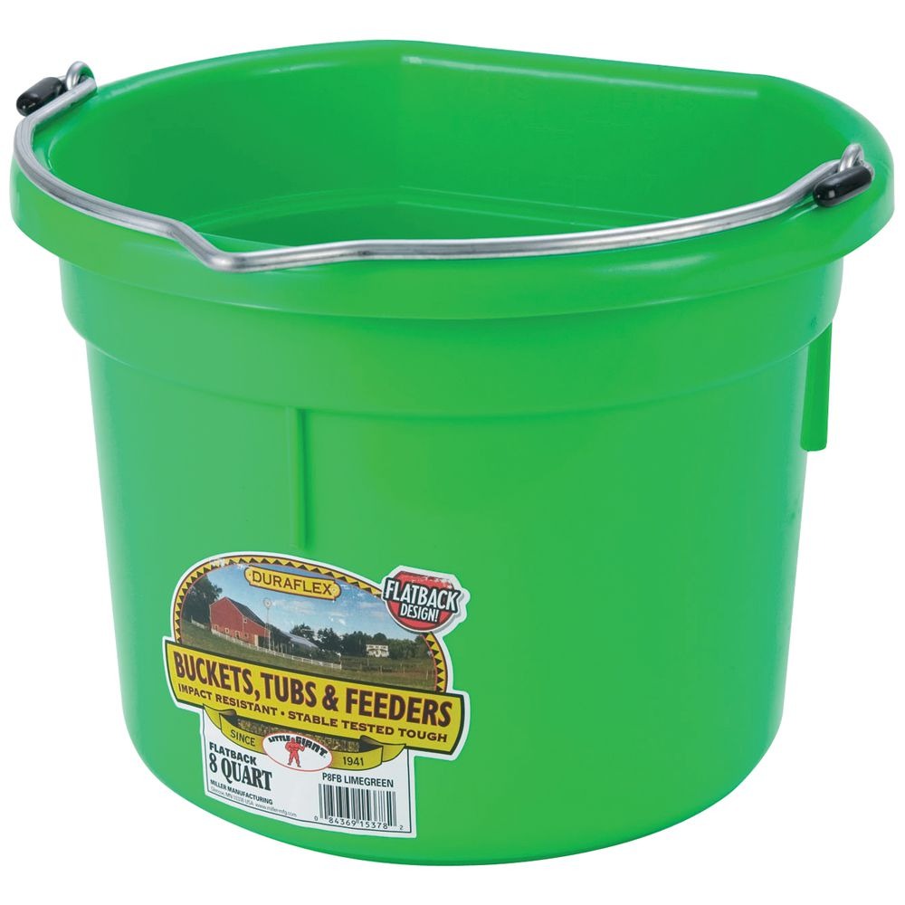 Little Giant Flat Back Bucket 19L Green