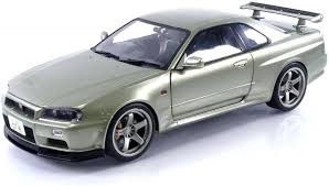 Solido 1:18 Nissan Skyline GT-R (G34) Green Met 1999