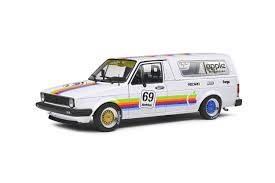 Solido 1:18 Volkswagen Caddy Pickup Mk1 Computer Custom 1982