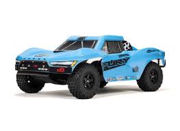 ARRMA 1/10 Fury Mega 550 2WD Short Course Truck RTR with battery and charger- blue