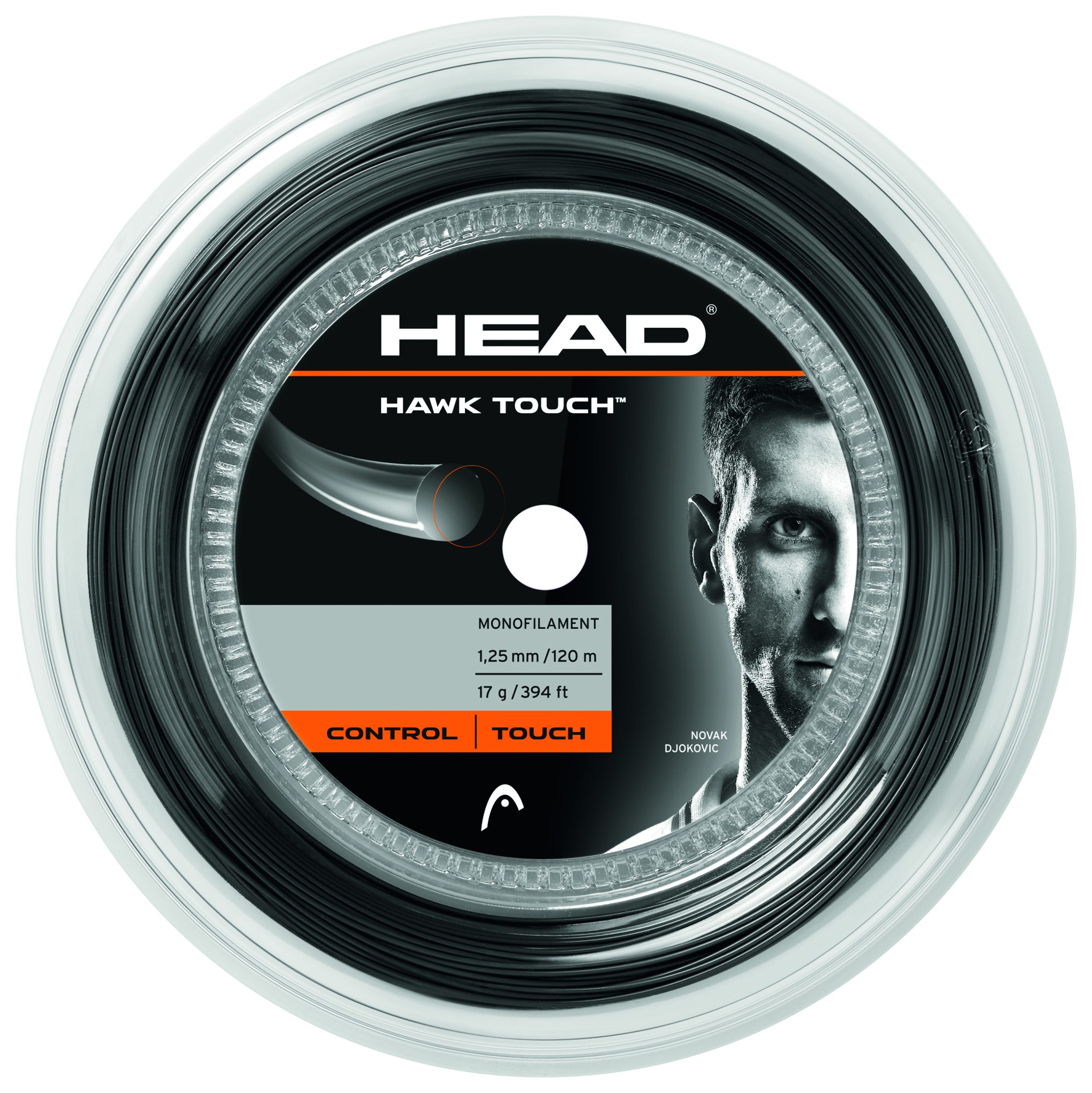Head Hawk Touch 17g/1.25mm Anthracite - Stringing Service