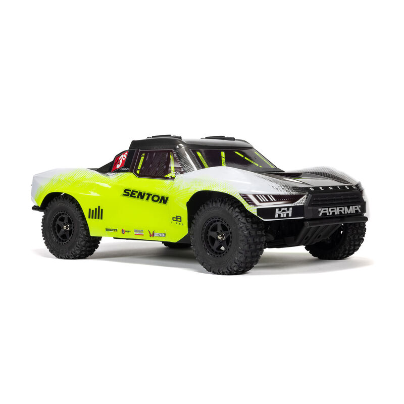 Arrma  1/10 SENTON 223S BLX Brushless 4X4 Short Course Truck RTR with DSC, Yellow