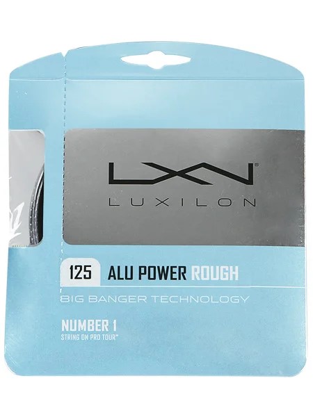 Luxilon ALU Power Rough 16L/1.25mm Silver - Single Packet