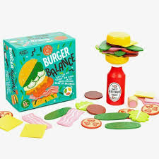 Burger Balance Wood Game