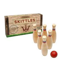 Skittles with Stripes Garden Games