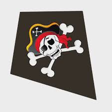 Airow Pirate Kite 73 x 63cm