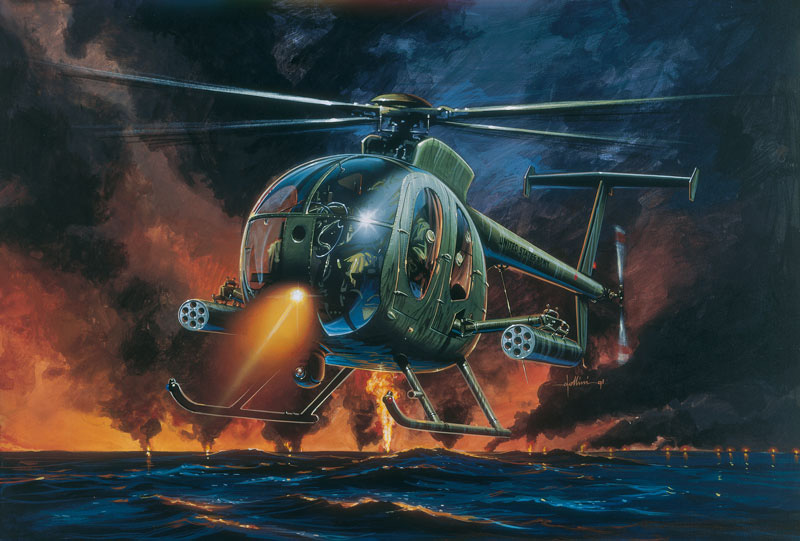 Italeri 1:72 AH-6 Night Fox