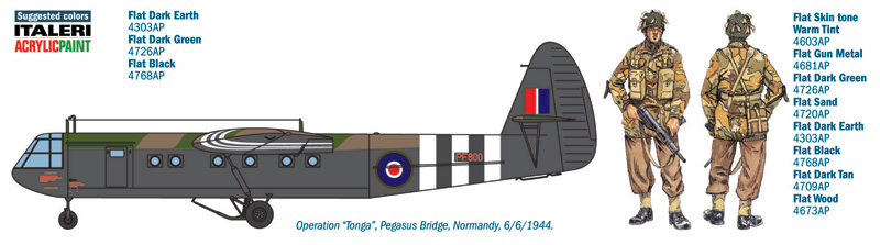 Italeri 1:72 AS.51 Horsa Mk.1 with British Paratroops