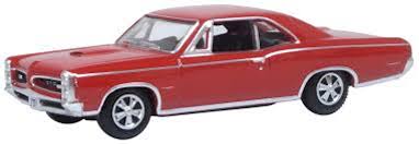 Oxford 1:87  1966 Pontiac GTO Red