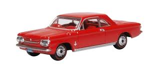 Oxford 1:87  1963 Chevrolet Corvair Coupe red