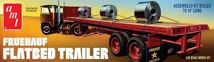 AMT 1/25 Fruehauf Flatbed Trailer