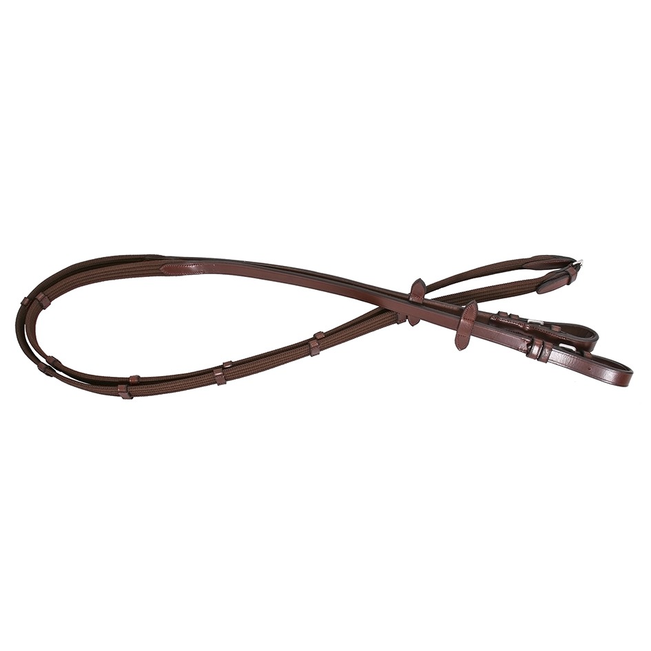 Platinum Cotton Web Reins Small Pony Brown