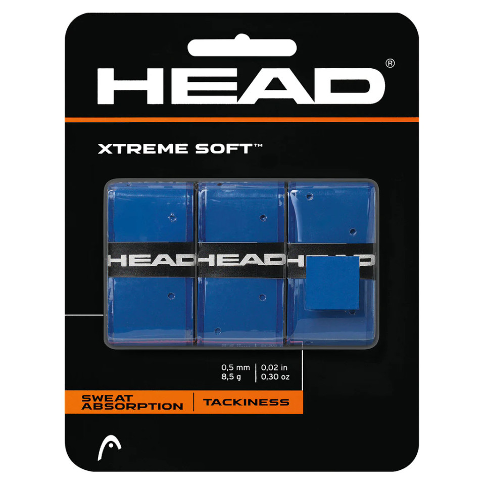 Head Xtreme Soft Overgrip - 3 Pack Blue