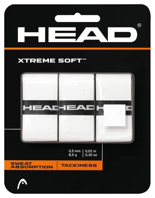 Head Xtreme Soft Overgrip - 3 Pack White