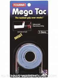 Tourna Grip Mega Tac Blue - 3 Pack