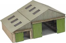 Metcalfe N Scale Manor Farm Buildings   PN951