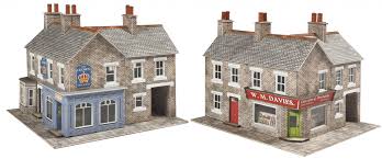 Metcalfe N Scale  Stone Corner Shop & Pub PN117