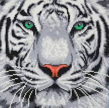 Craft Buddy Crystal Art White Tiger