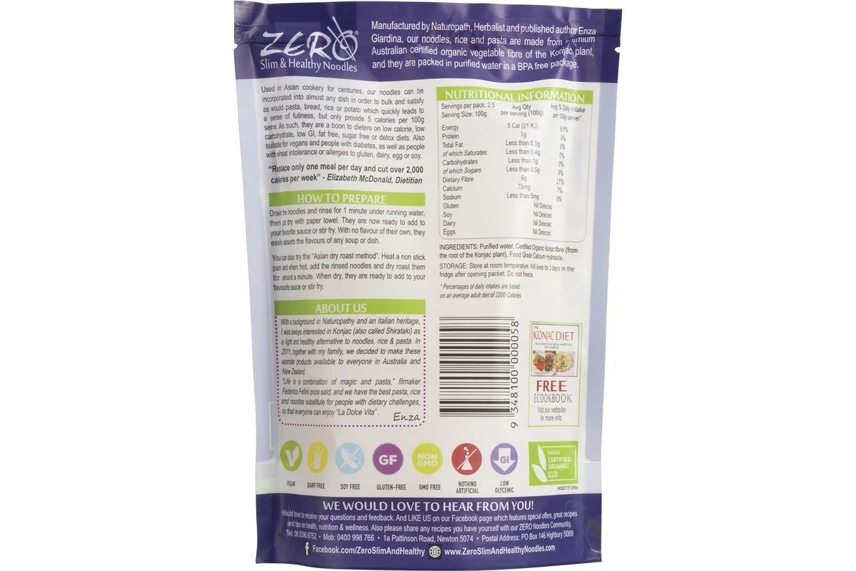 Zero Konjac Noodles 400gm
