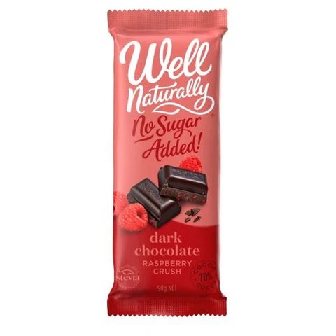WN Dark Chocolate Raspberry Crush 90 GM- No Added Sugar
