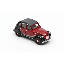 Norev 1:64 Citroen 2CV Charleston 1982 red and black