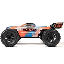 Arrma 1/8 KRATON 6S V6 4X4 BLX Brushless Speed Monster Truck - BLUE/ORANGE  ARA8608V6T1