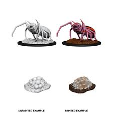 D & D Nolzur's Marvelous Miniatures - Giant Spider & Egg Clutch