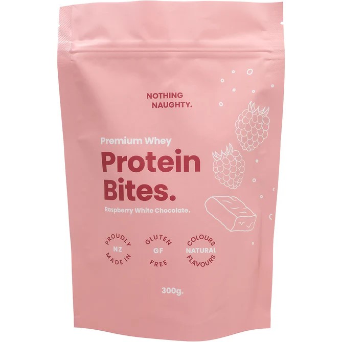 Whey Protein Bites Raspberry White Chocolate