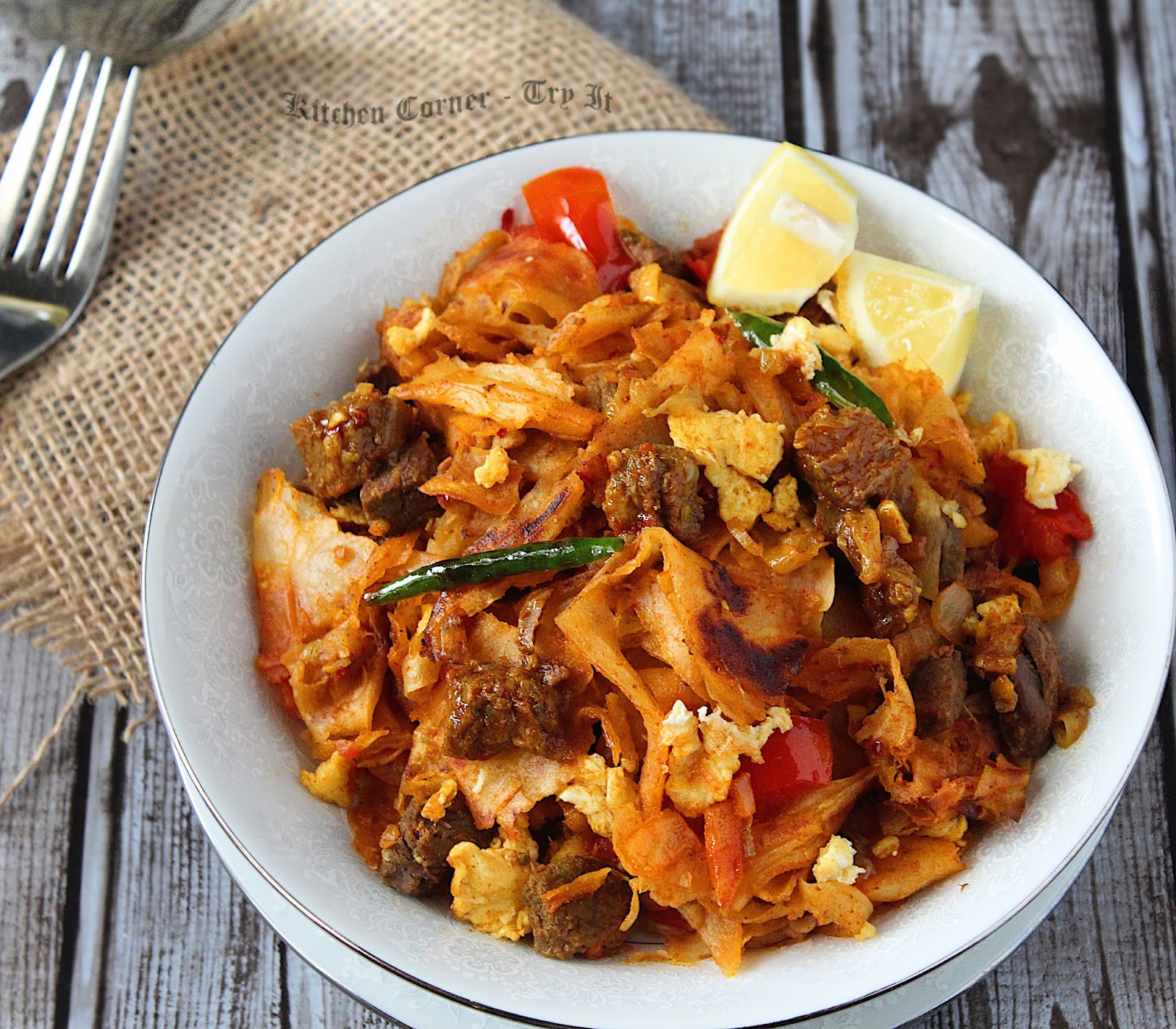 Beef Kottu - Regular