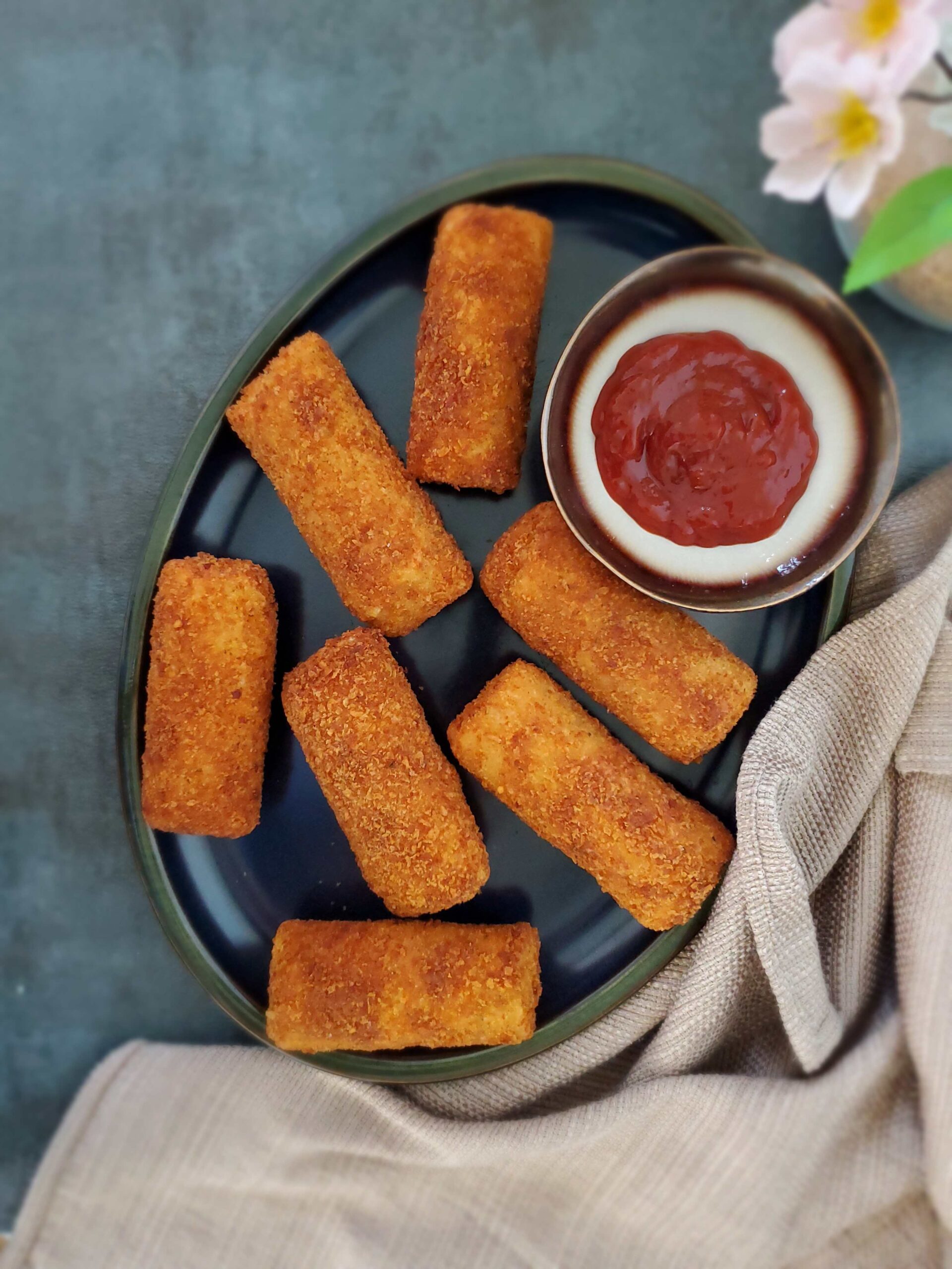 Veg Crumbed Roll