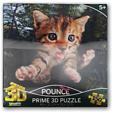 Cat Pounce 150pc 3D Puzzle