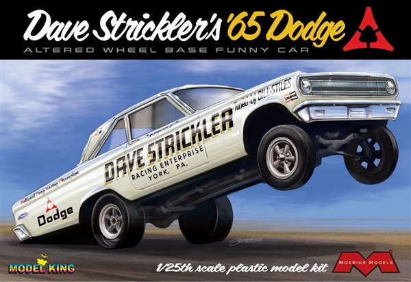 Moebius 1/25 65 Dodge Dave Strickler’s Altered Wheelbase Funny Car