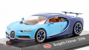 Bugatti Chiron Light Blue/Blue - 2016 1:43