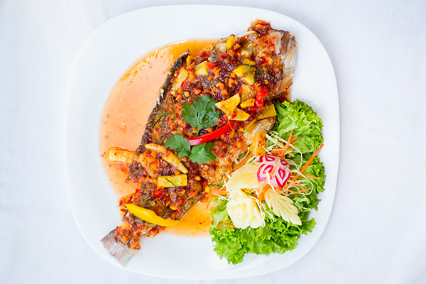 CH05. Deep fried Snapper with Sweet chilli sauce