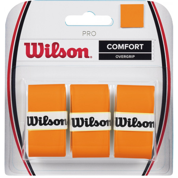 Wilson Pro Comfort Overgrip - 3 Pack Orange