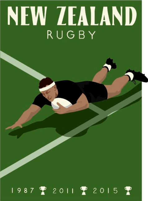 Tea Towel - Rugby