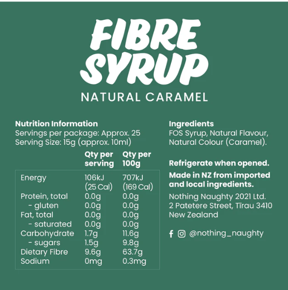 Fibre Syrup Caramel 250 ML