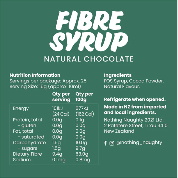 Fibre Syrup Chocolate 250 ML